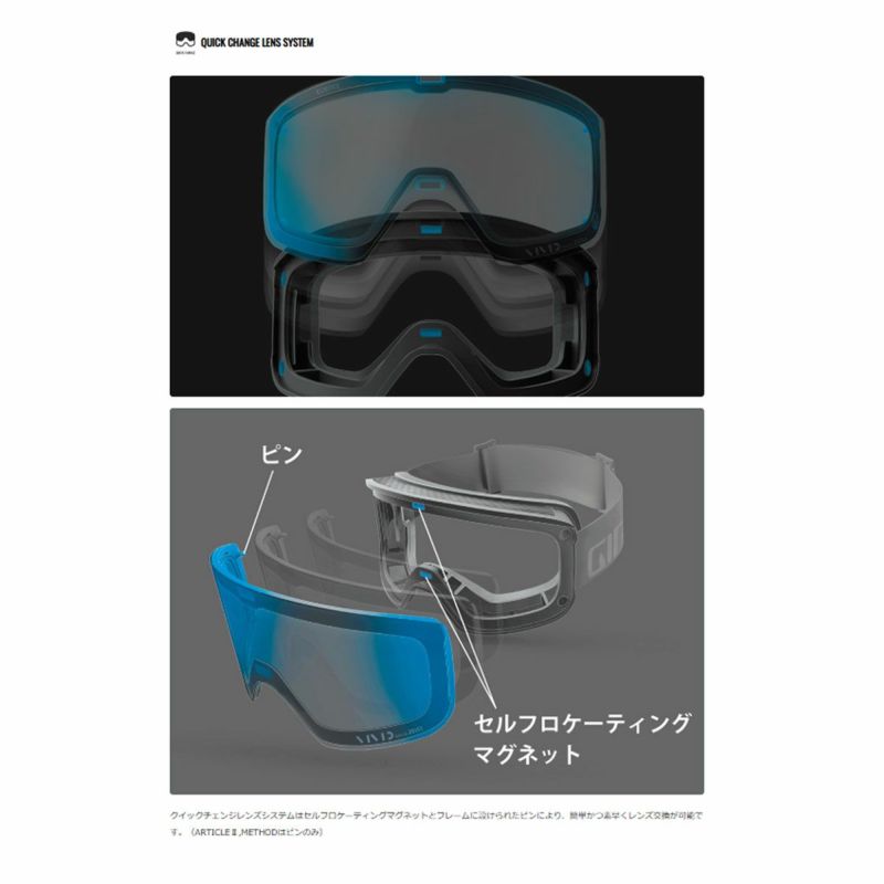 GIRO ジロ スキーゴーグル メンズ レディース＜2026＞Axis AF