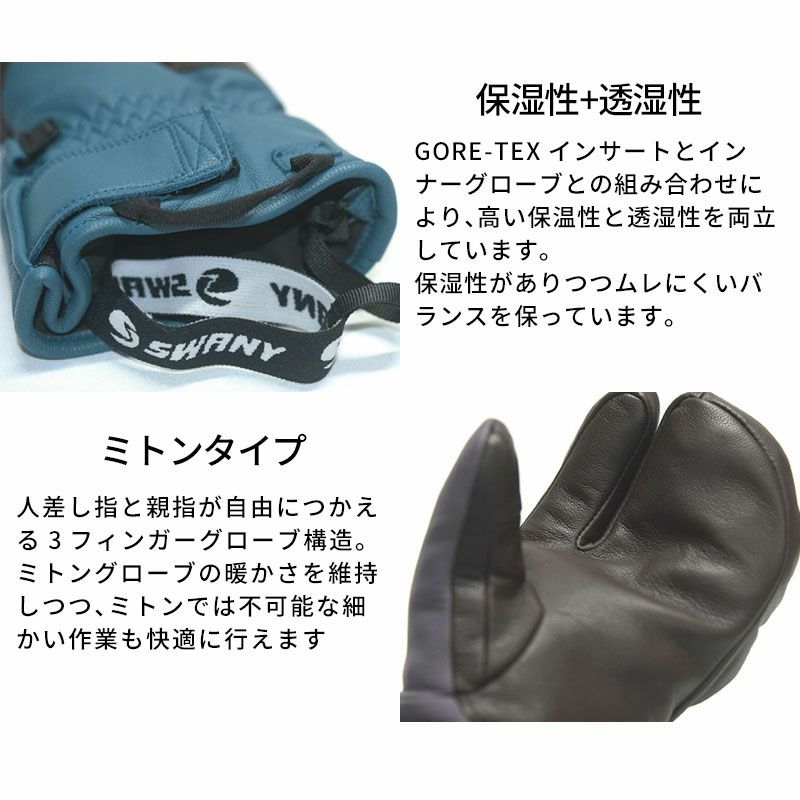 SWANY スキーグローブ ALASKA Mサイズ SWANY スキーグローブ ALASKA Mサイズ - メルカリ