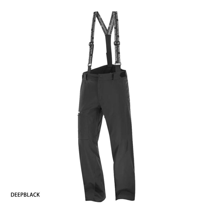 【新品未使用】SALOMON スキーウェア　サスペンダーパンツ　メンズL 新品未使用】SALOMON スキーウェア サスペンダーパンツ メンズL 楽天