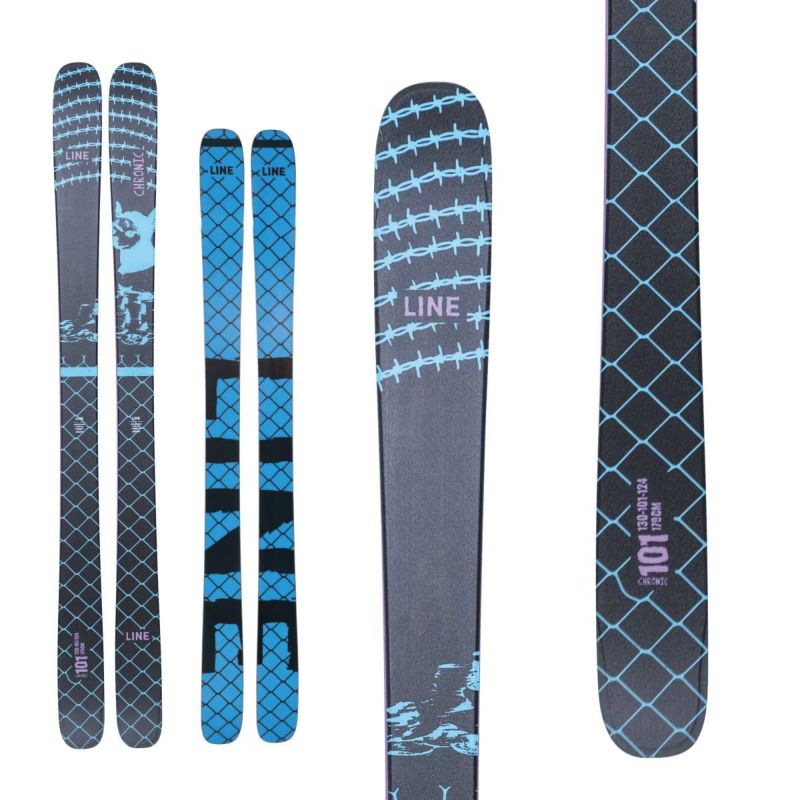 Line chronic tc 101 179cm 板のみ ライン スキー板 2025 LINE CHRONIC 101 クロニック 板単品 24