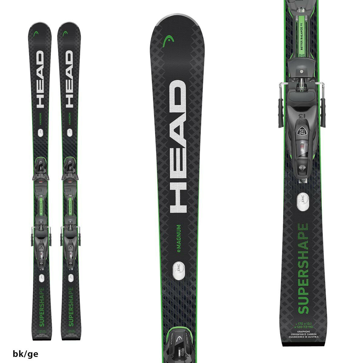 HEADヘッドスキー板メンズレディース2026SUPERSHAPEE-MAGNUMSWBB-PR+PROTECTORPR13GWBR.85