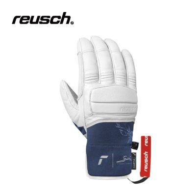 【シゲル】reusch R.S レーシンググローブ 白　メンズ ロイッシュ スキーグローブ 2022 REUSCH RACING SPIRIT SPEED