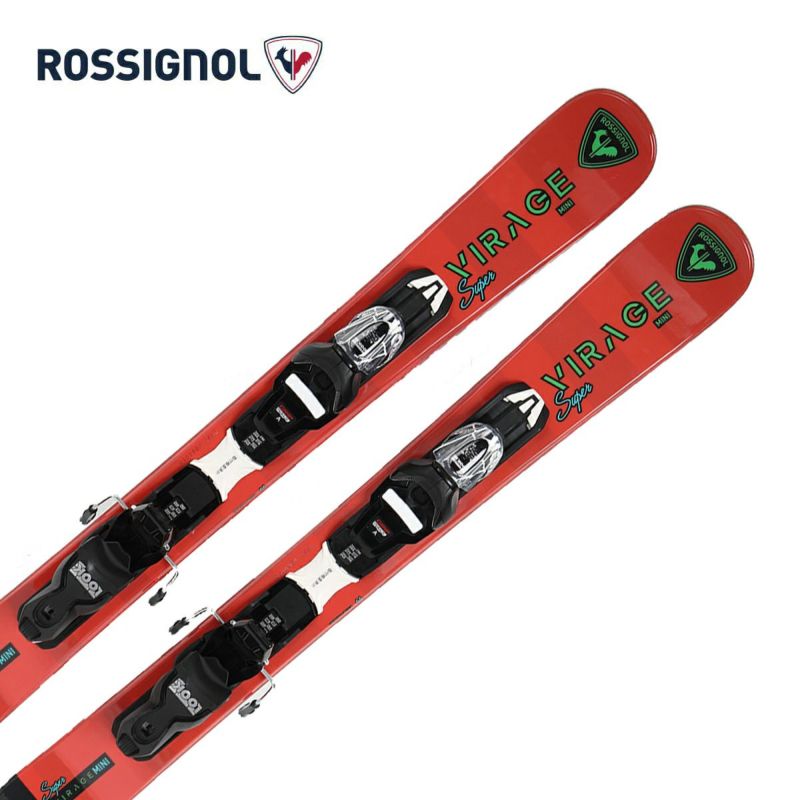 ROSSIGNOL ���V�j���[�� �V���[�g �X�L�[�� �����Y ���f�B�[�X ��2026��SUPER VIRAGE MINI XPRESS / RROJJ01 �X�[�p�[ ���B���[�W�� �~�j + XPRESS 10 GW �kFCJD010�l �v���[�g/�r���f�B���O �Z�b�g ��t����