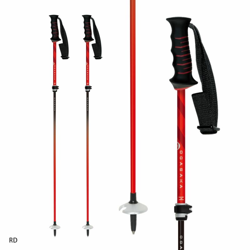 オガサカ ストック スキーポール 伸縮 カーボン OGASAKA SKI OGASAKA オガサカ スキーポール ストック メンズ レディース ＜2026