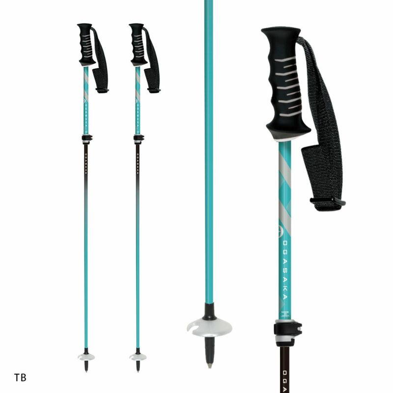 新品未使用保管品 OGASAKA オガサカ ストック・ポール95cm Amazon | [オガサカ] スキーストック 伸縮カーボンポール LC/BLU BLU