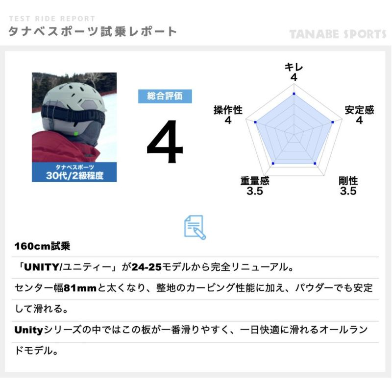 ogasaka unity スキー板 160 Tyrolia D9 ビンディング moriyamasports_00101062629134