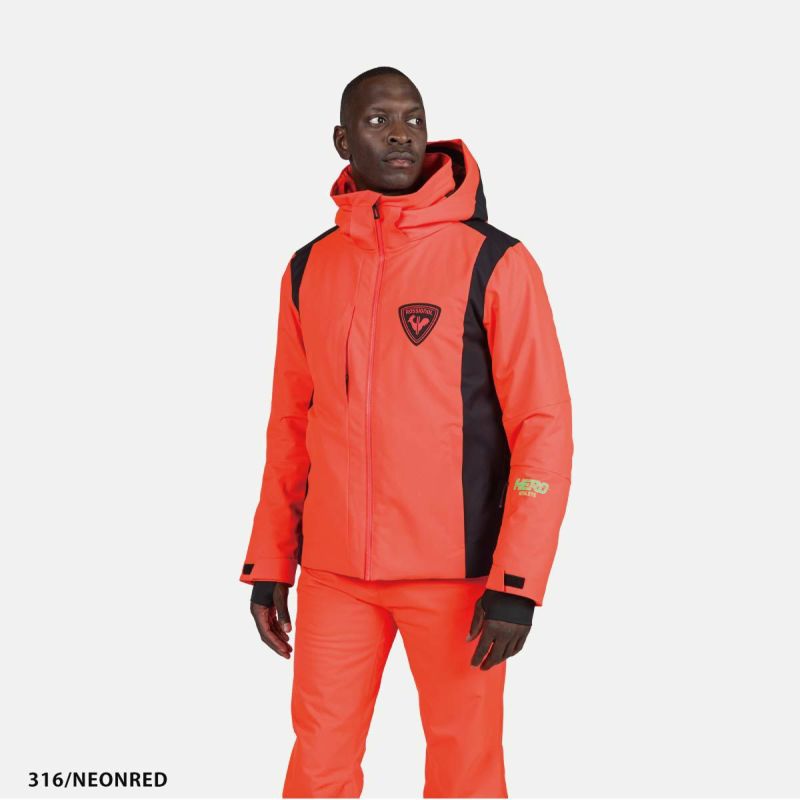 ROSSIGNOL スキーウェア オレンジレッド ROSSIGNOL ロシニョール スキーウェア ジャケット メンズ