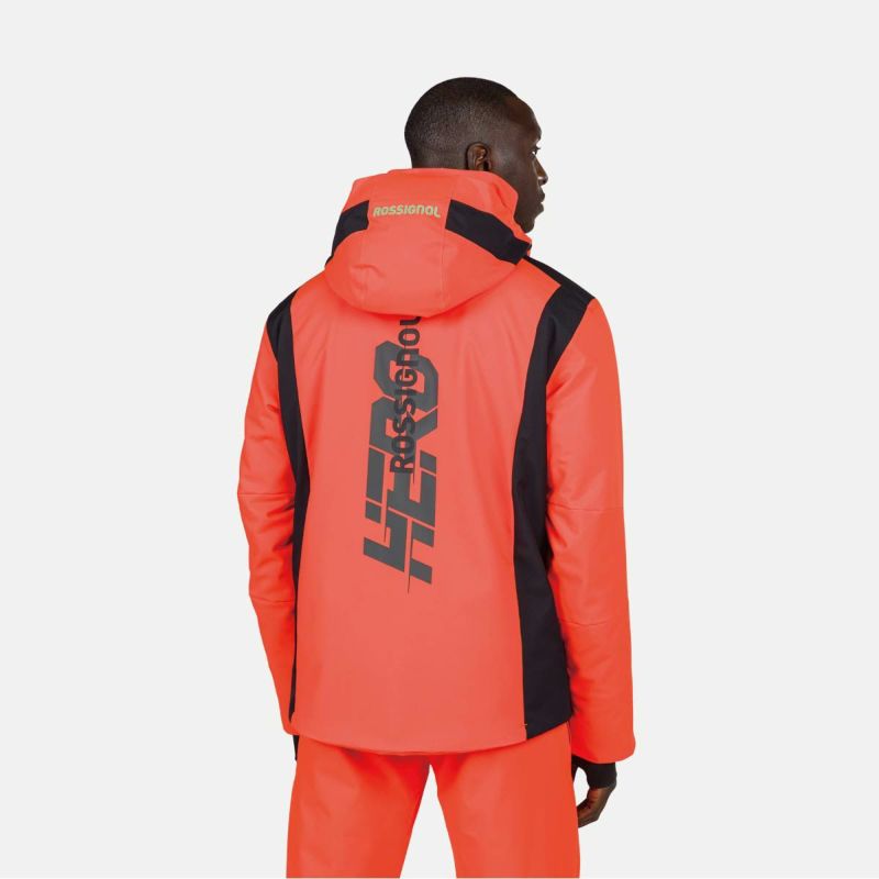 ROSSIGNOL スキーウェア オレンジレッド ROSSIGNOL ロシニョール スキーウェア ジャケット メンズ