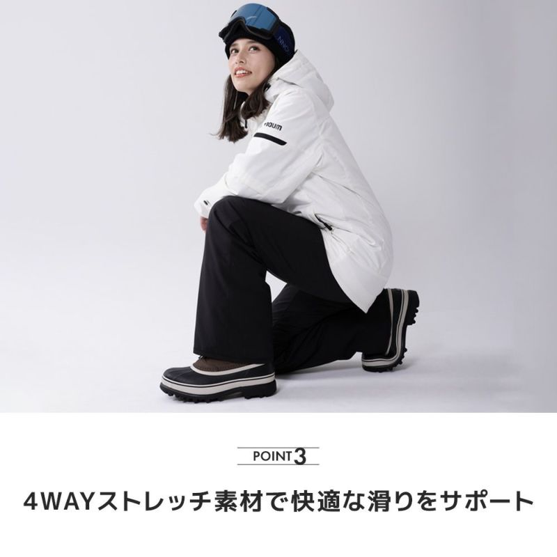 スキーウェア レディース 上下セット ハイブランドと同工場で安心の