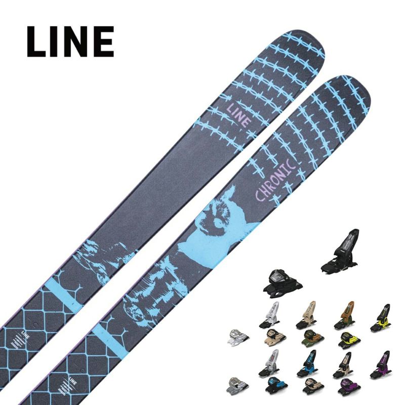 セミファットスキーセットLINE CHRONIC 94+ATTACK 14 GW スキー