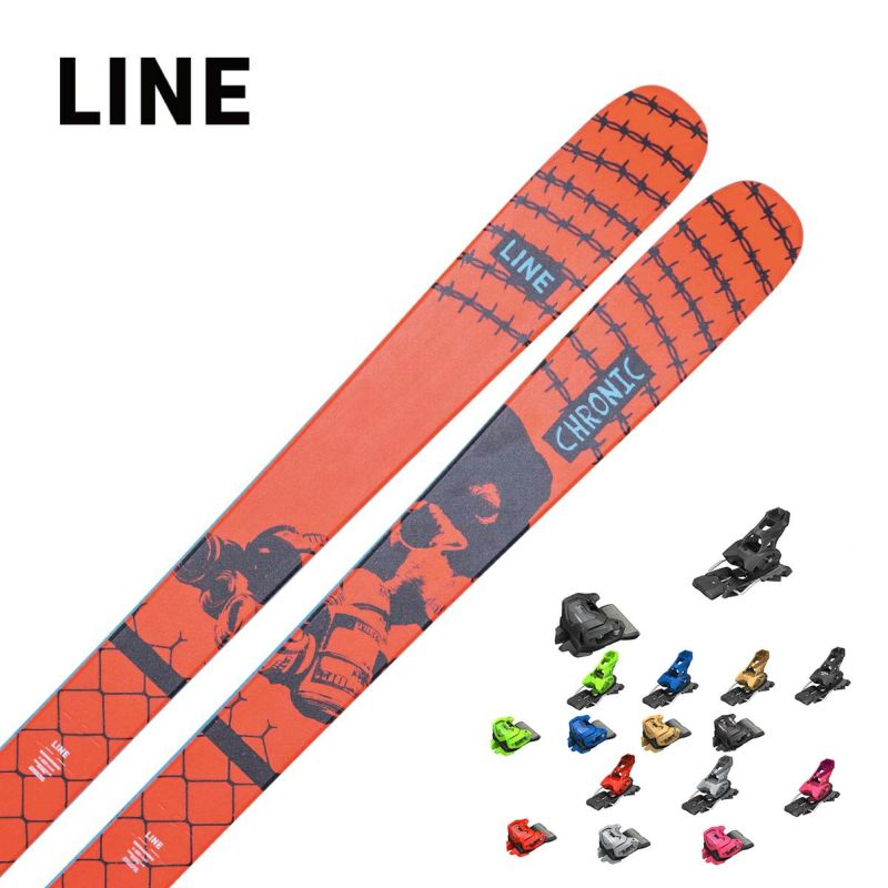 セミファットスキーセットLINE CHRONIC 94+ATTACK 14 GW スキー