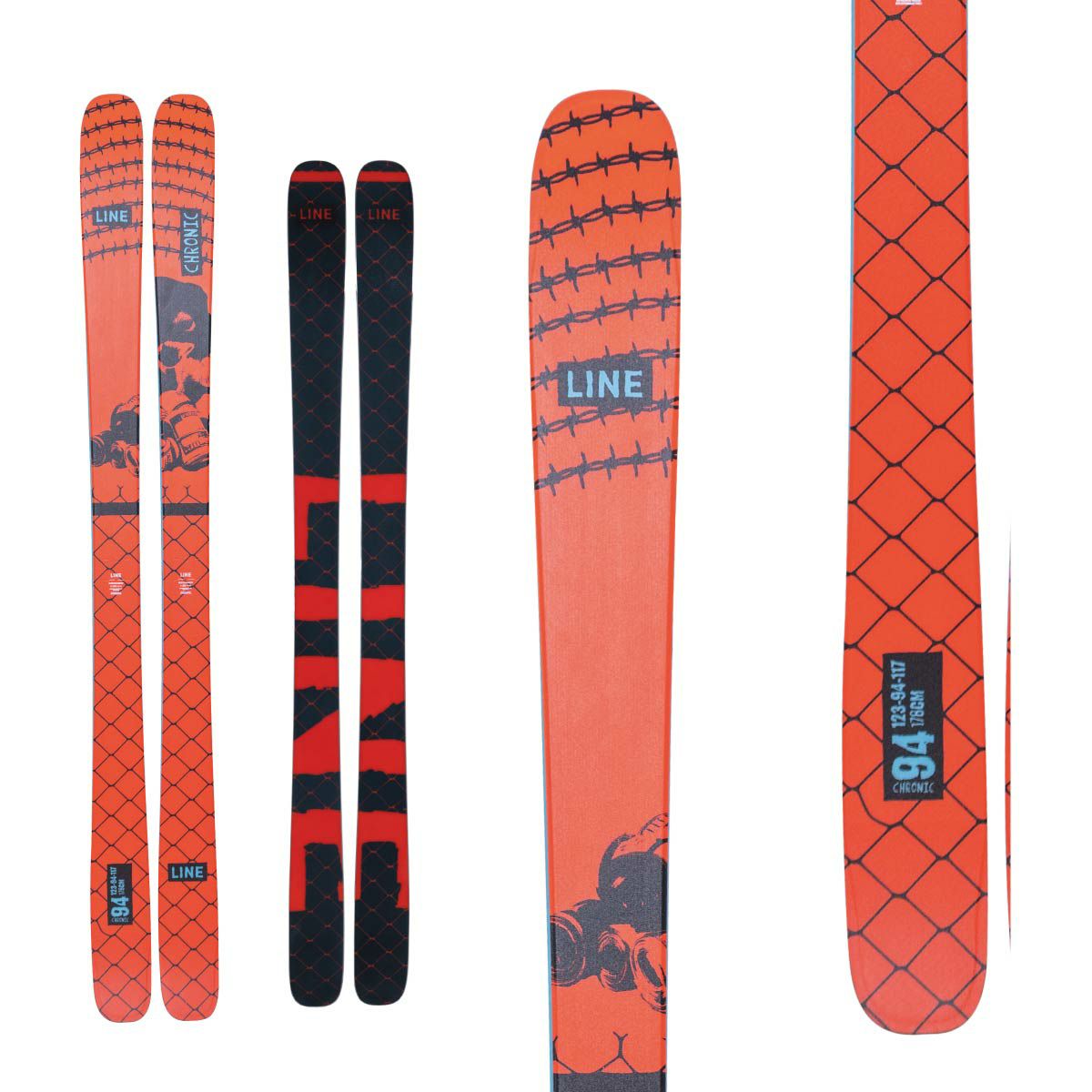 楽天市場】[171cm/94mm幅]LINE CHRONIC 94+ATTACK 14 GW MIX ライン