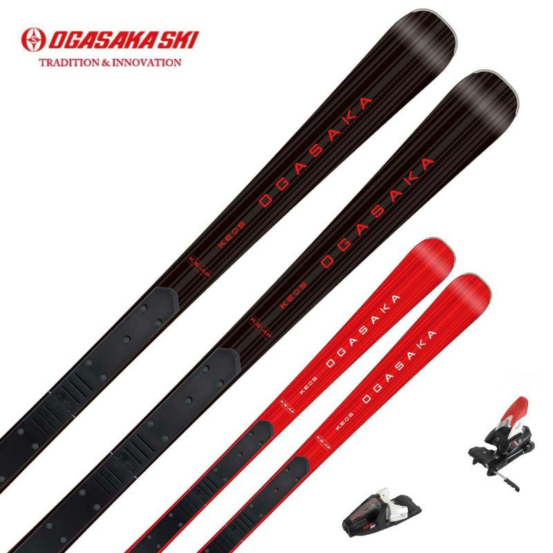 新品】スキー板 OGASAK KS-AP/BK 165 金具付 スキー