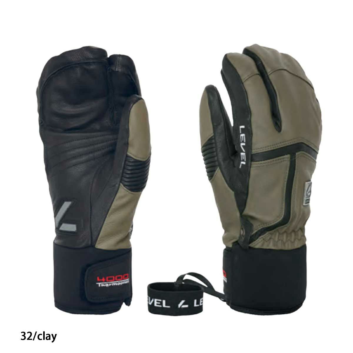 LEVEL レベル スキーグローブ 2026 2064UT / OFF PISTE LEATHER