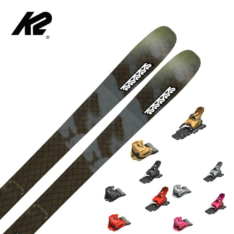 K2 �P�[�c�[ �X�L�[�� �����Y ���f�B�[�X 2025 MINDBENDER 96C / [KS240114]  + �`�����A ATTACK 14 GW �r���f�B���O �Z�b�g ��t����