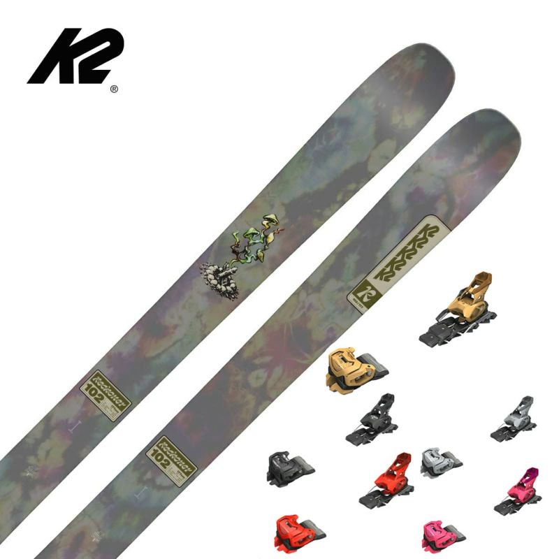 K2 �P�[�c�[ �X�L�[�� �����Y ���f�B�[�X 2025 RECKONER 102 [KS240123] + �`�����A ATTACK 14 GW �r���f�B���O �Z�b�g ��t����