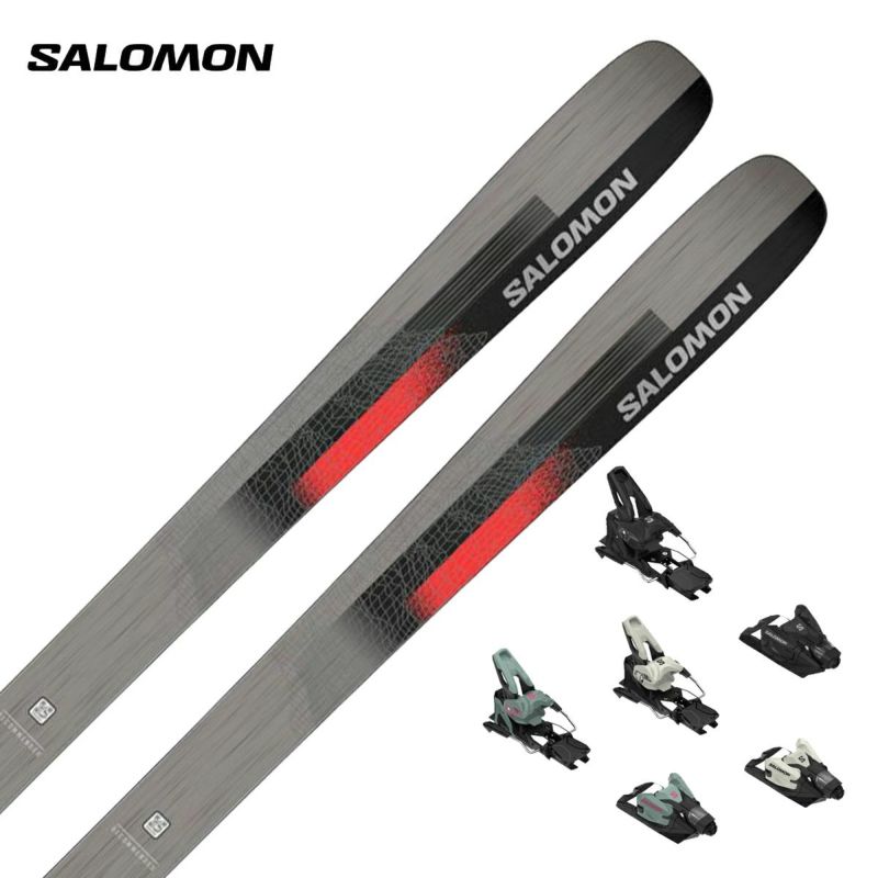 SALOMON �T������ �X�L�[�� �����Y ���f�B�[�X 2024 STANCE 90 [L47227000] + �T������ STRIVE 14 GW �r���f�B���O �Z�b�g ��t����