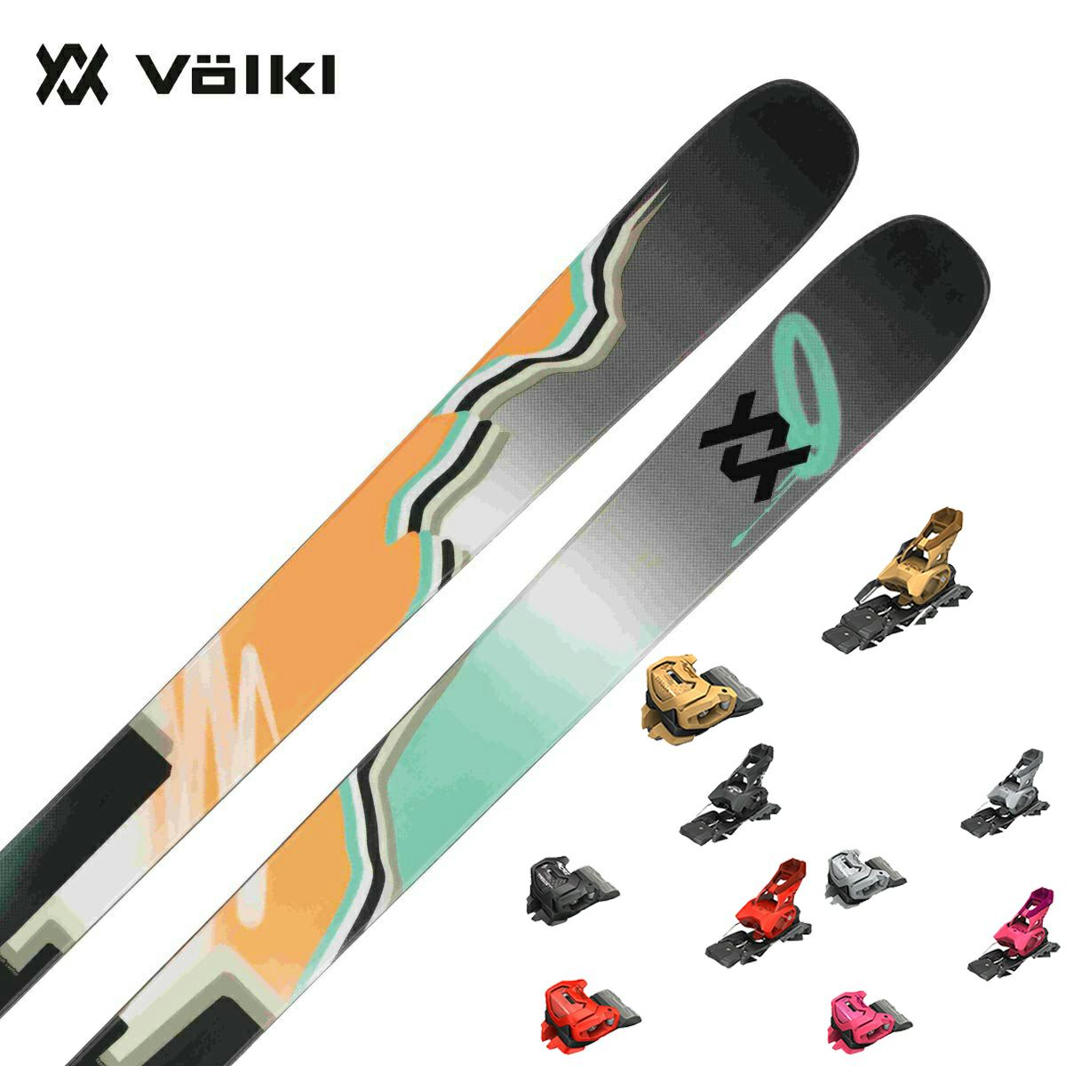VOLKL �t�H���N�� �X�L�[�� �����Y ���f�B�[�X 2025 REVOLT 90 [V2410155] + �`�����A ATTACK 14 GW �r���f�B���O �Z�b�g ��t����