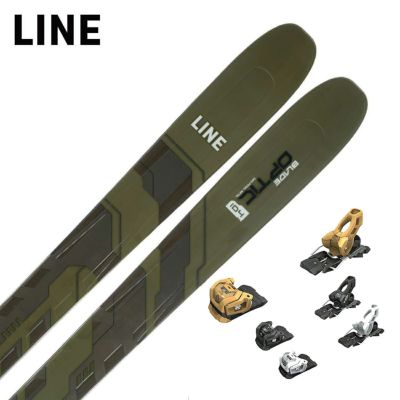 LINE blade スキー 板 ビンディング付き LINE ライン スキー板 メンズ レディース 2024 BLADE OPTIC 104
