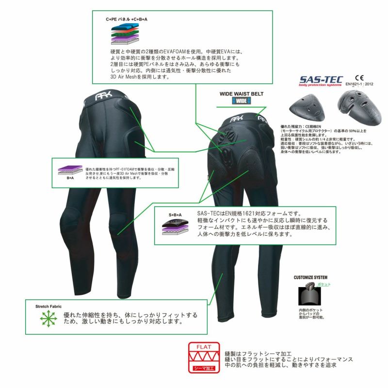 ボディプロテクター A.R.K エーアールケー sizeMですが日本サイズL相当 Amazon | A.R.K エーアールケー ARK LS HIP PROTECTOR メンズ 尻 ケツ